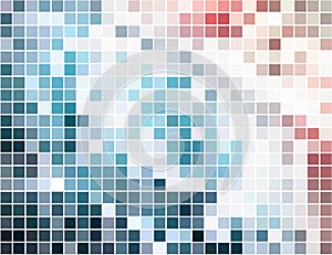 Abstract square pixel mosaic background