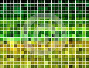 Abstract square pixel mosaic background