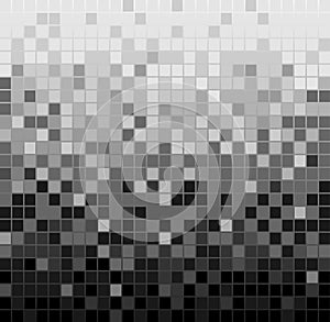 Abstract square pixel mosaic background