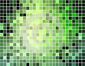 Abstract square pixel mosaic background