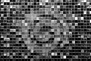 Abstract square pixel mosaic background