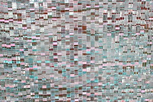 Abstract square pixel mosaic background