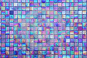 Abstract square seamless texture - iridescent tiles