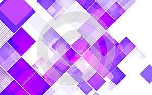 Abstract square violet background. Vector Illustration