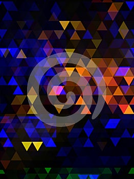 abstract triangled background