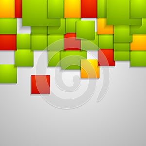 Abstract squares vector background