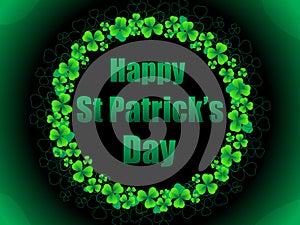 Abstract st patrick background