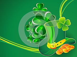 Abstract st patrick background
