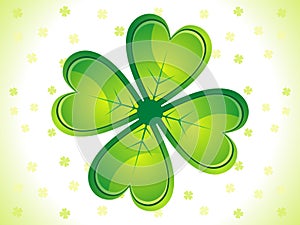 Abstract st patricks day card