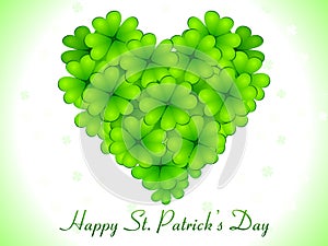 Abstract st patricks day card