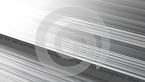 Abstract Stack of Documents with Text and Brightness