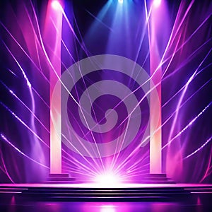 abstract stage concept background