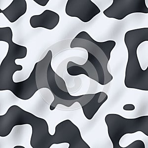 stained cow seamless pattern Ã¢â¬â black spots on square white background - rough surface