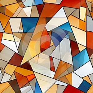 abstract stained glass background with many different colors