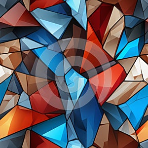 abstract stained glass background with many different colors