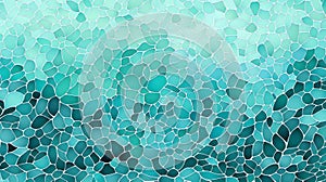 abstract stained glass background with turquoise and green colors