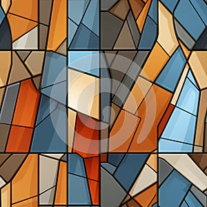 abstract stained glass pattern with different colors