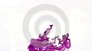 Abstract stained white background