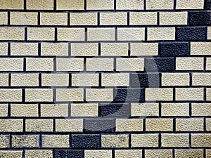 Abstract stairs, Wicker wall decoration. illusion