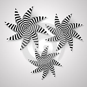 Abstract Star abstraction Vector background