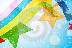 Abstract star background and wallpaper