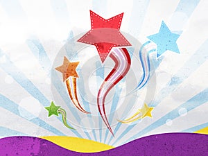 Abstract star background and wallpaper