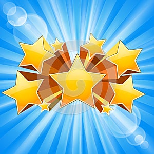 Star Burst Background photo