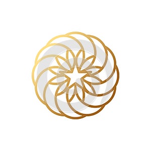 Abstract Star Logo icon Design Vector template. Simple and Elegant Star Logo design concept. Star Logo icon vector design template