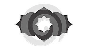 Abstract Star Shape Element, Geometric Decorative Vector, vector design Generative AI