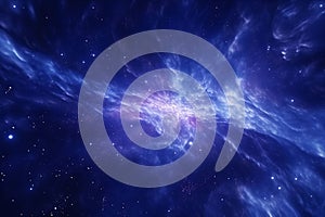 Abstract starfield background with swirling