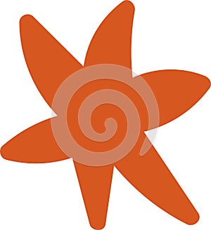 Abstract Starfish Shape