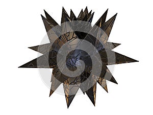 Abstract starfish shape