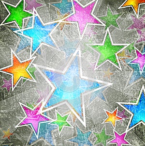Abstract stars background