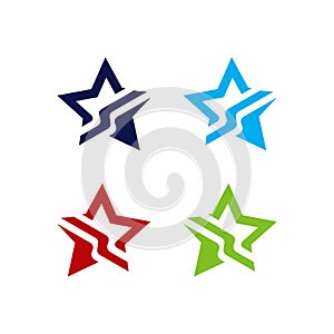 Abstract stas letter S