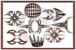 abstract steampunk objects