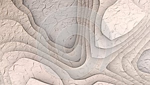 Abstract stone 3d topography map background.