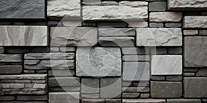 Abstract stone and rock background. Gray grunge banner. wallpaper.