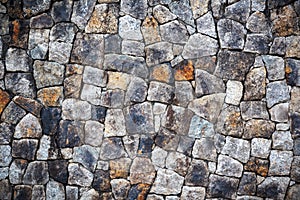 Abstract Stone Texture Background of Wall Fence, Home and Garden Decorative Design, Exterior and Interior