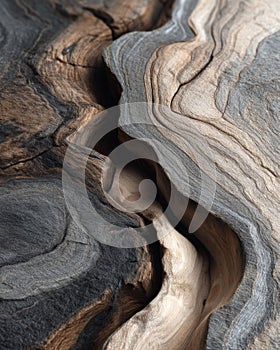 Abstract Stone Texture: Brown Beige Gray Swirls