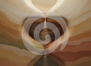 Abstract Stone Texture Forming A Subtle Heart Shape