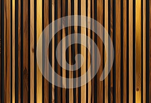 Abstract striped background. Wood texture. Gold stripes, dark stripes, black lines, elongated