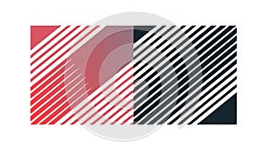 Abstract Striped Pattern with Dynamic Diagonal Lines and Color Gradient, vector design Generative AI