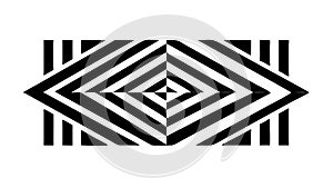 Abstract Striped Pattern Vector Graphic Design Element, vector design Generative AI