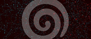 Dark abstract mesh structure