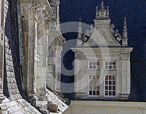 Abstract study of roof and windows