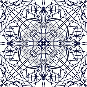 Abstract style pattern - symmetry shape pattern background