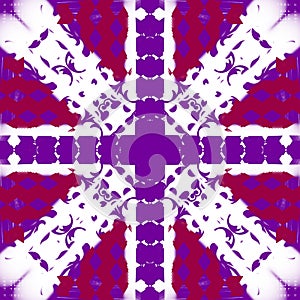 Abstract style pattern - symmetry shape pattern background