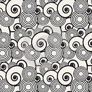 Abstract stylish background .Seamless Japanese pattern .Vector s