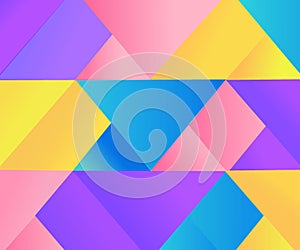 Colorful mosaic covers design. Minimal geometric pattern gradients. photo
