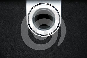 Abstract subwoofer detail photo